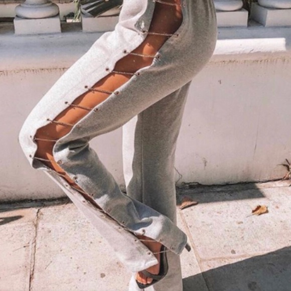 H:ours Sexy Open Side Joggers - Picture 2 of 6